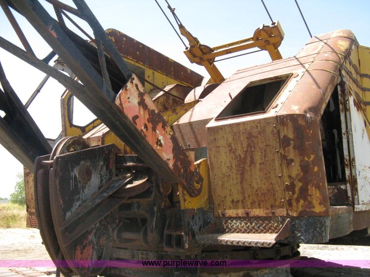 image for item A6493 P & H 655B drag-line lattice boom crane