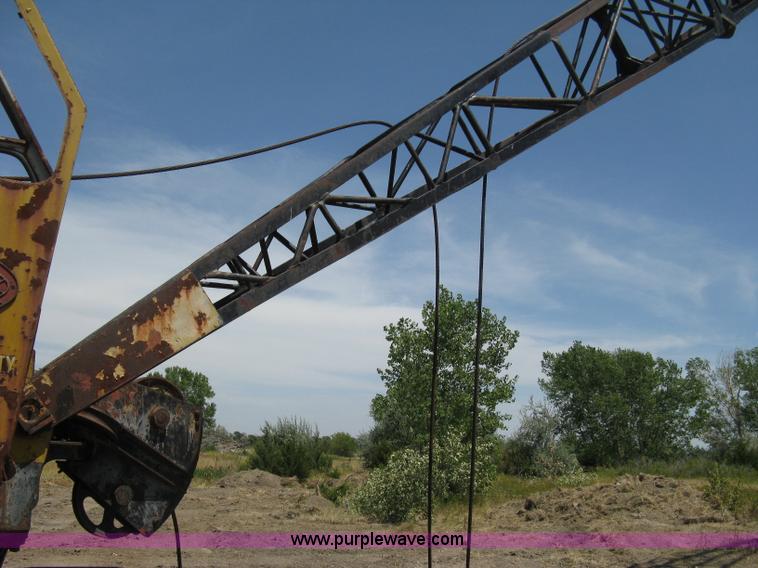 image for item A6493 P & H 655B drag-line lattice boom crane