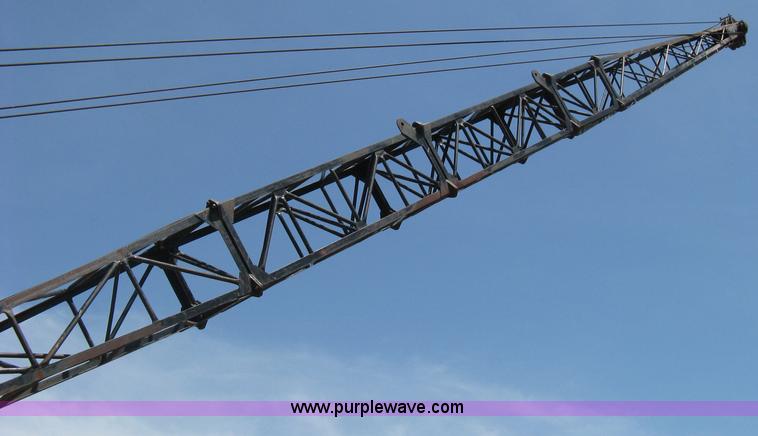 image for item A6493 P & H 655B drag-line lattice boom crane