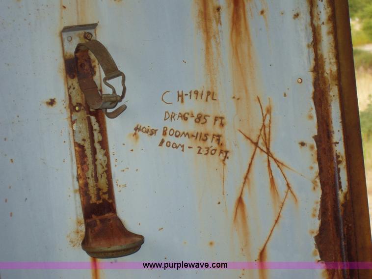 image for item A6493 P & H 655B drag-line lattice boom crane