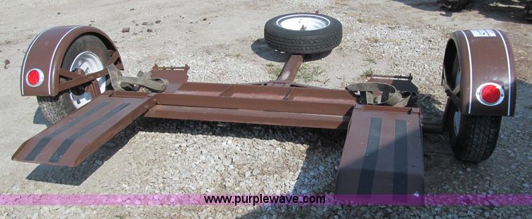image for item A8438 Shop built single axle car dolly