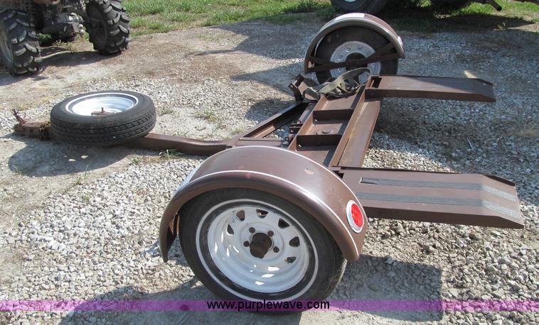 image for item A8438 Shop built single axle car dolly
