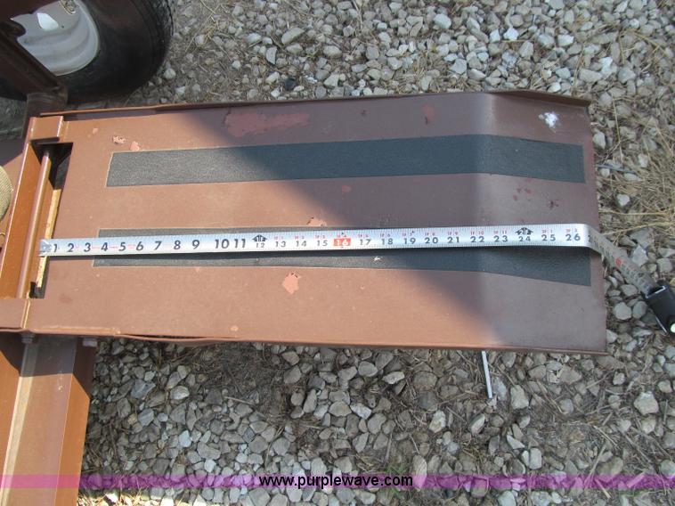 image for item A8438 Shop built single axle car dolly