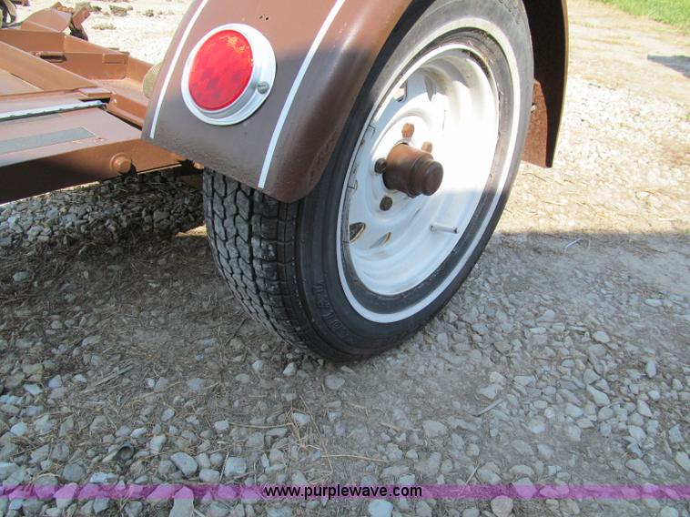 image for item A8438 Shop built single axle car dolly