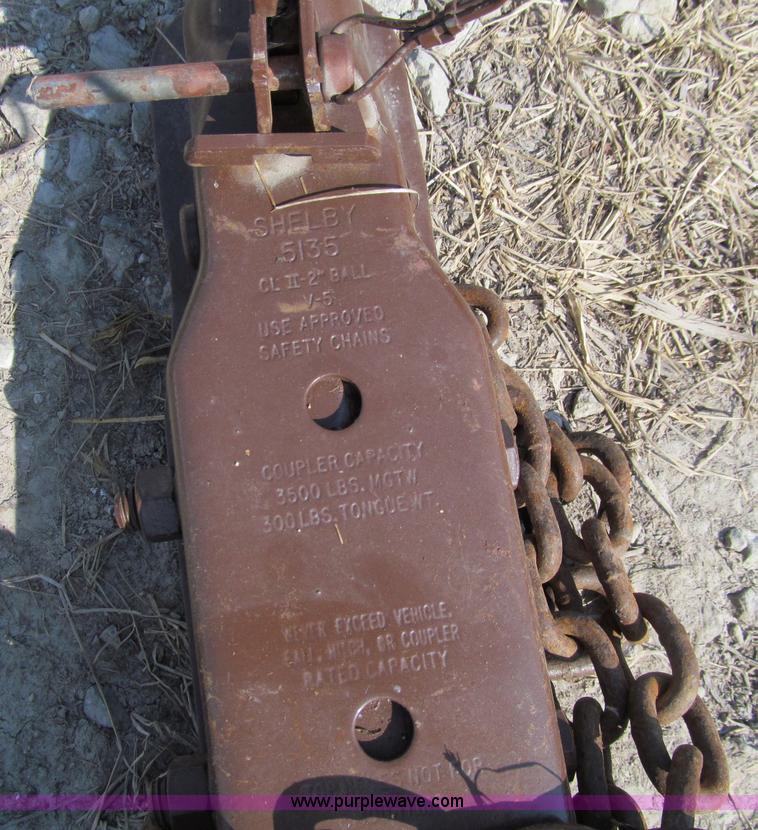 image for item A8438 Shop built single axle car dolly