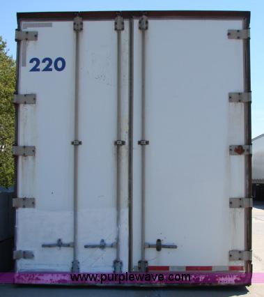 image for item B1459 1994 Wabash 48' aluminum storage container