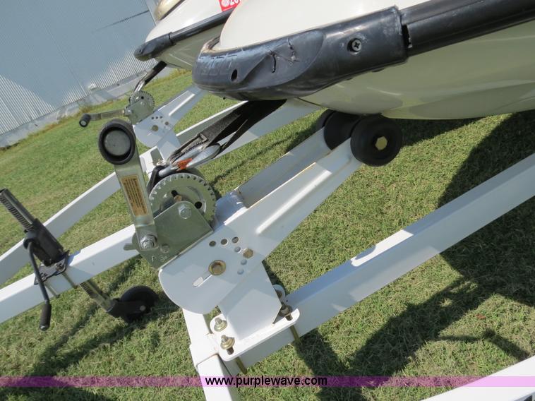 image for item B2391 (2) 1999 Bombardier GTX RFI Sea-Doo jet skis with trailer