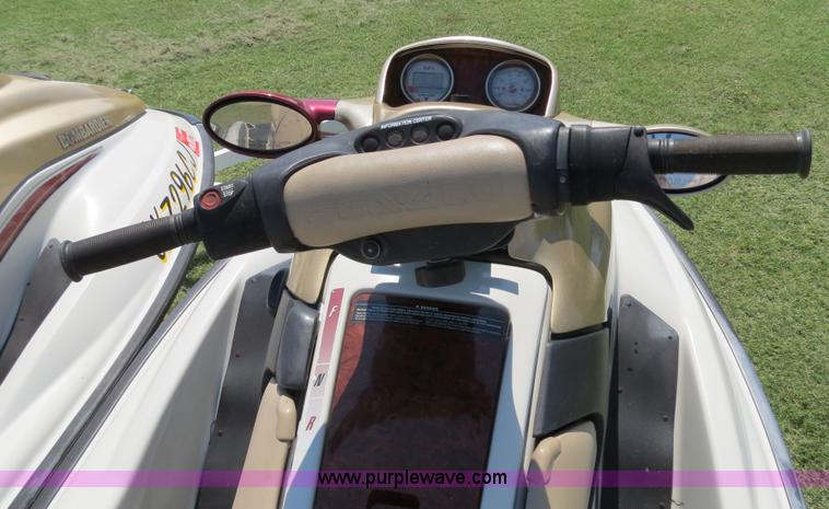 image for item B2391 (2) 1999 Bombardier GTX RFI Sea-Doo jet skis with trailer