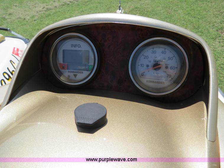 image for item B2391 (2) 1999 Bombardier GTX RFI Sea-Doo jet skis with trailer