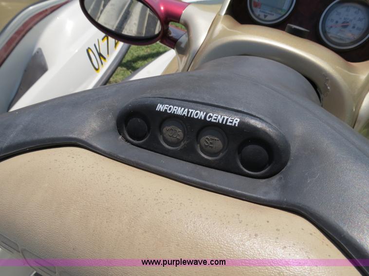 image for item B2391 (2) 1999 Bombardier GTX RFI Sea-Doo jet skis with trailer