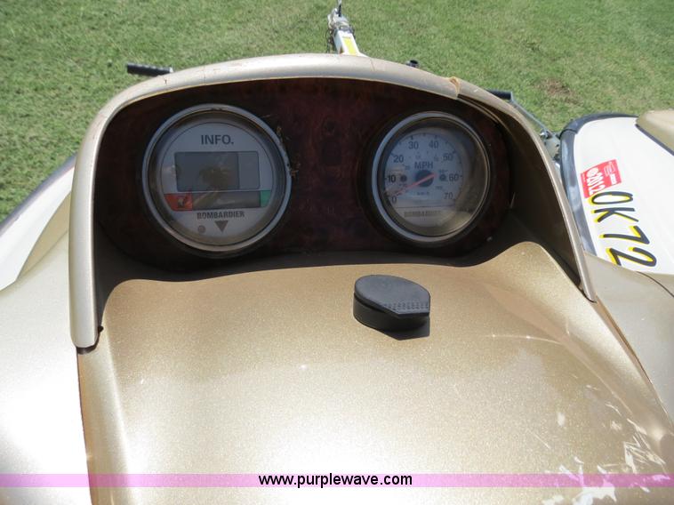 image for item B2391 (2) 1999 Bombardier GTX RFI Sea-Doo jet skis with trailer