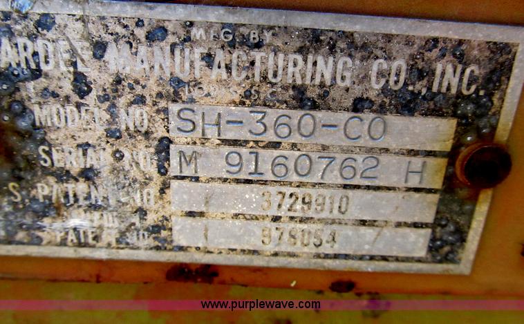 image for item B2779 Hardee Tiger SH-360 side mount brush mower