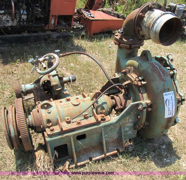 image for item B2786 Morris dredge pump