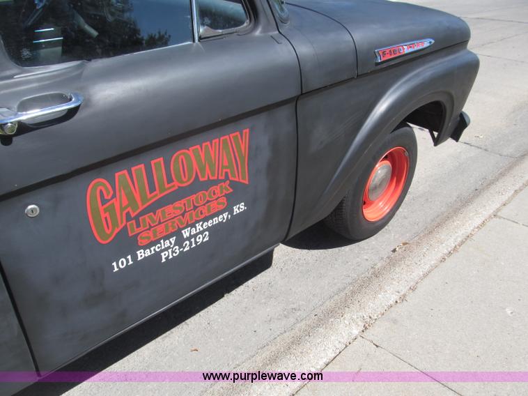 image for item B5159 1962 Ford F100 Unibody Hot Rod pickup truck