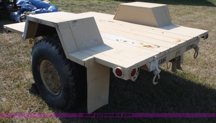 image for item B6937 1991 Kasel one ton army trailer
