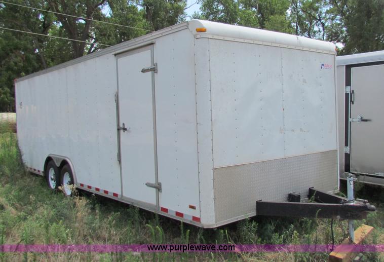 image for item B7342 2003 Pace 24' enclosed trailer