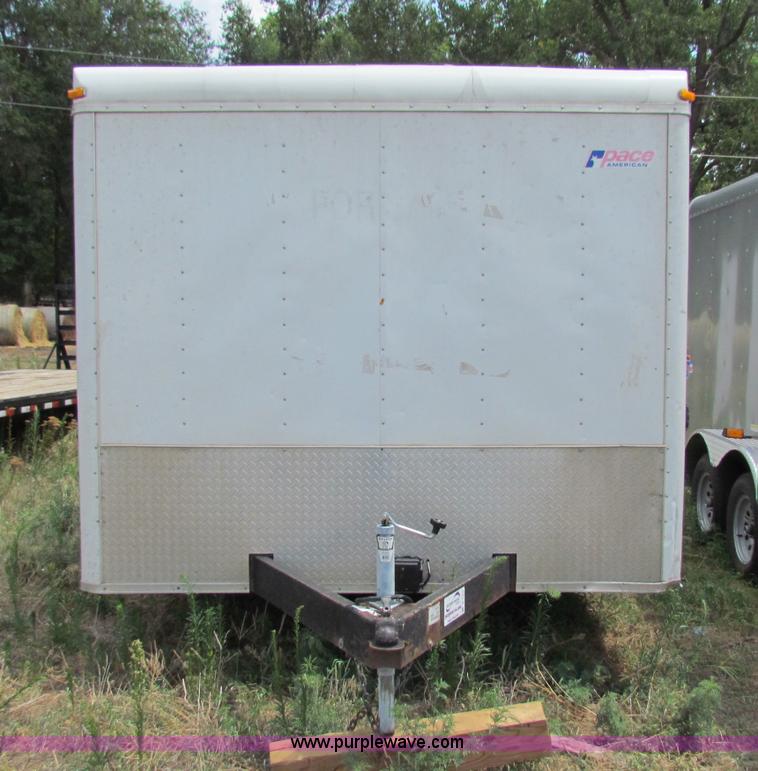 image for item B7342 2003 Pace 24' enclosed trailer