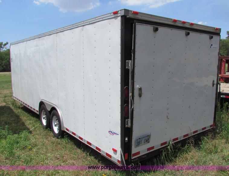 image for item B7342 2003 Pace 24' enclosed trailer