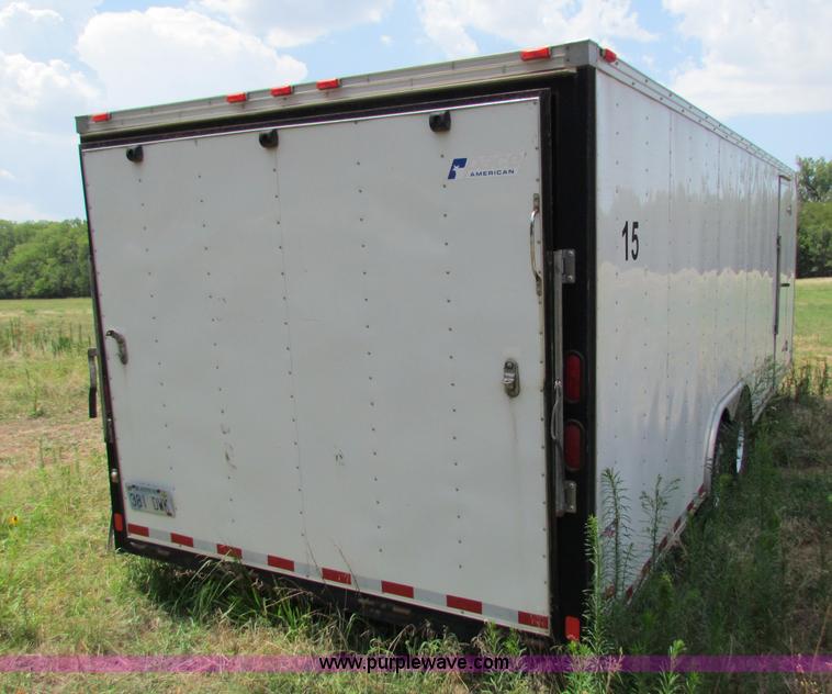 image for item B7342 2003 Pace 24' enclosed trailer