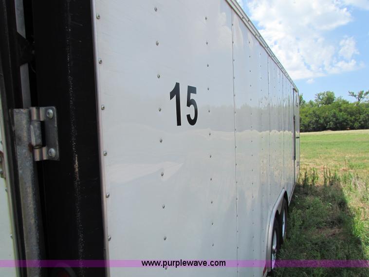 image for item B7342 2003 Pace 24' enclosed trailer