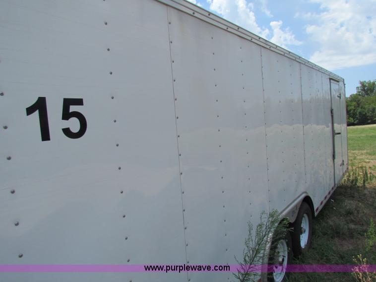 image for item B7342 2003 Pace 24' enclosed trailer