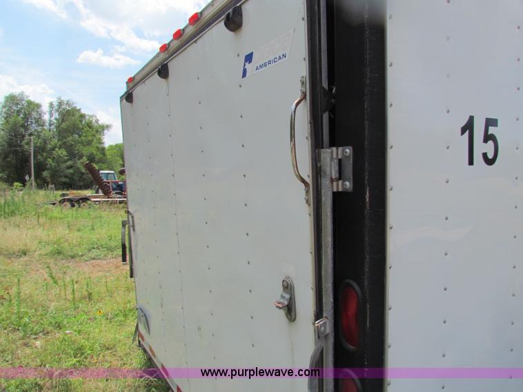 image for item B7342 2003 Pace 24' enclosed trailer