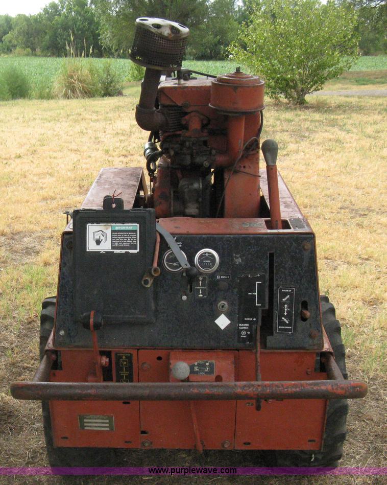 image for item B8047 Ditch Witch 1420WE walk behind trencher