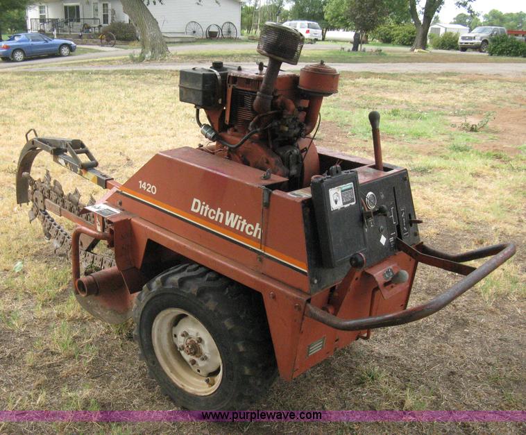 image for item B8047 Ditch Witch 1420WE walk behind trencher