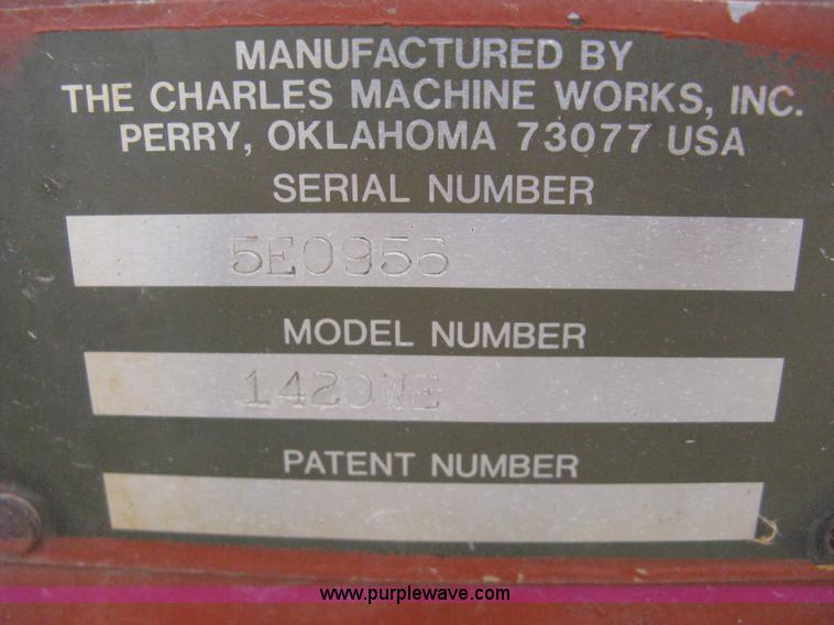 image for item B8047 Ditch Witch 1420WE walk behind trencher