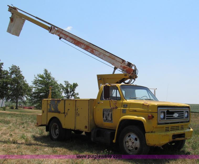 image for item C2434 1979 Chevrolet C60 Custom Deluxe bucket truck