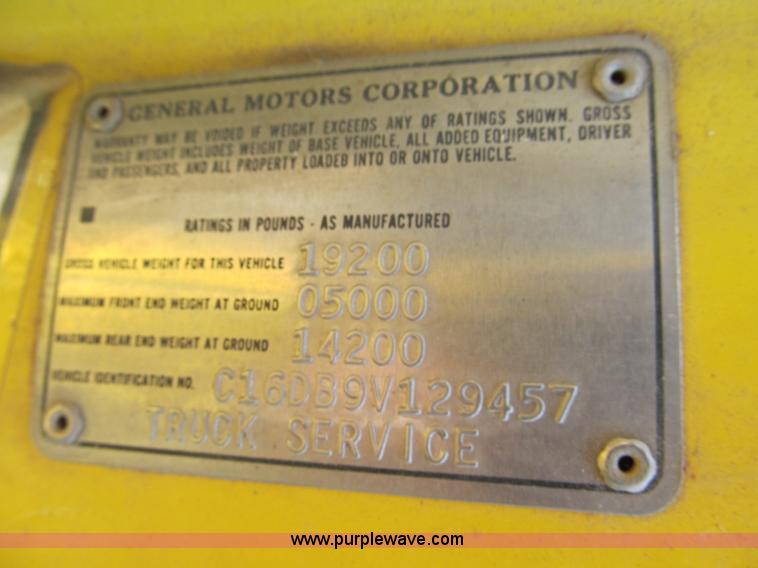 image for item C2434 1979 Chevrolet C60 Custom Deluxe bucket truck