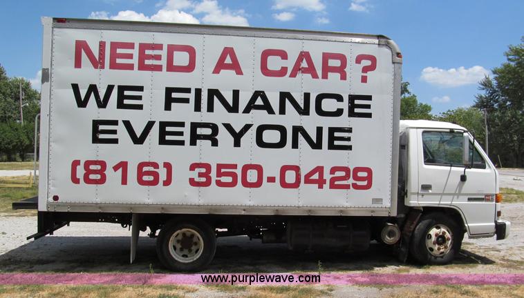 image for item C2440 1994 GMC W4 Cabover box truck