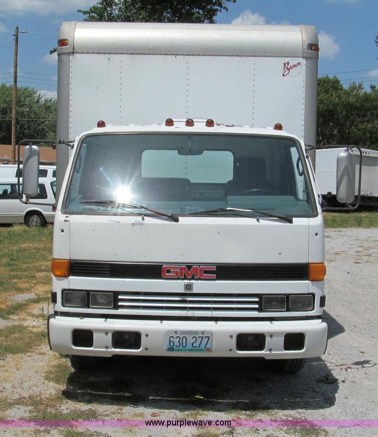 image for item C2440 1994 GMC W4 Cabover box truck