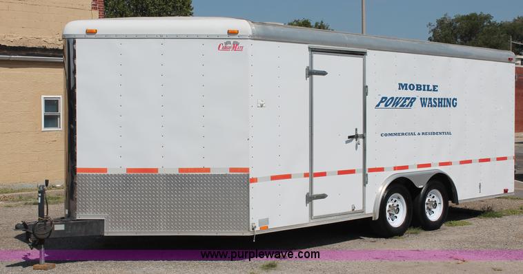 image for item C2689 Mobile Power enclosed washing trailer