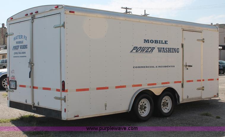 image for item C2689 Mobile Power enclosed washing trailer