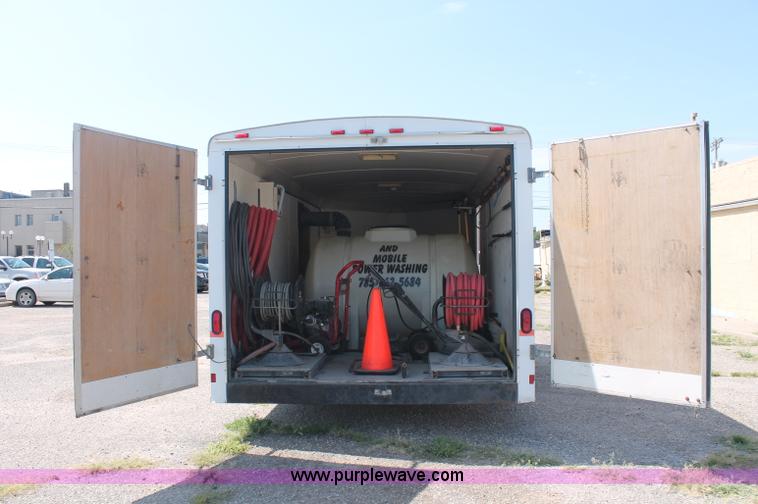 image for item C2689 Mobile Power enclosed washing trailer