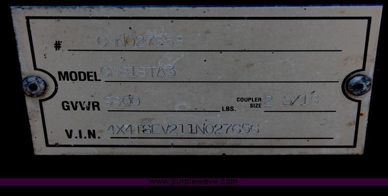 image for item C2689 Mobile Power enclosed washing trailer