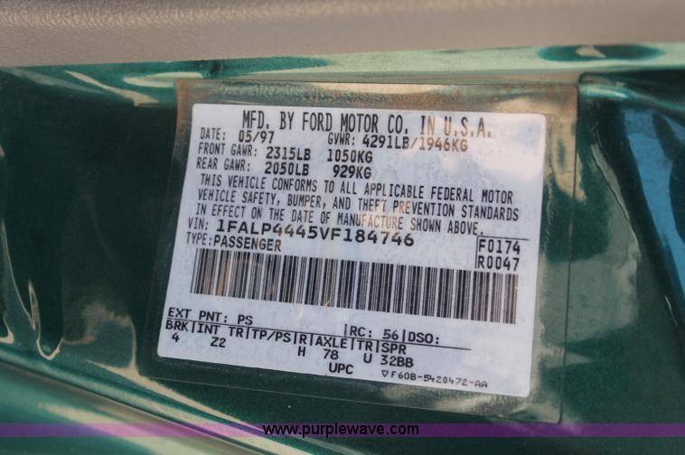 image for item C2695 1997 Ford Mustang convertible