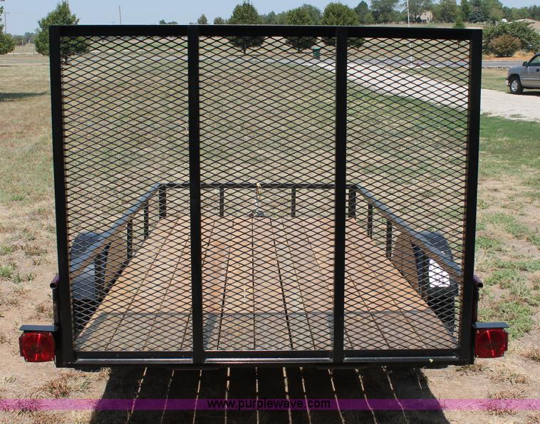 image for item C2704 2012 shop built 5 x 10 utility trailer
