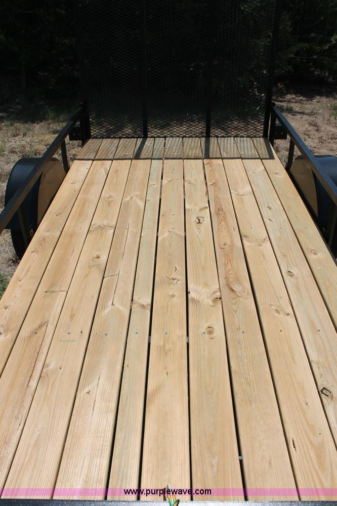 image for item C2704 2012 shop built 5 x 10 utility trailer