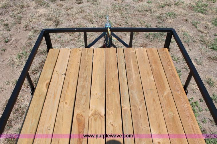 image for item C2704 2012 shop built 5 x 10 utility trailer