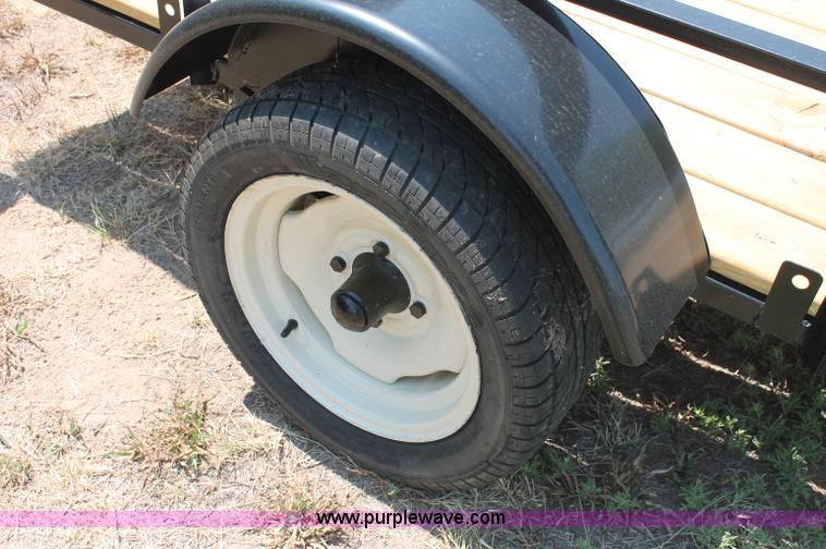 image for item C2704 2012 shop built 5 x 10 utility trailer