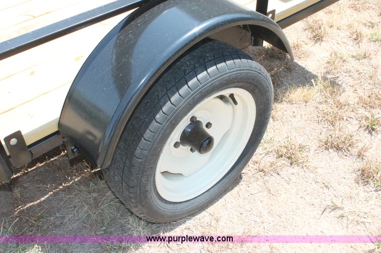 image for item C2704 2012 shop built 5 x 10 utility trailer