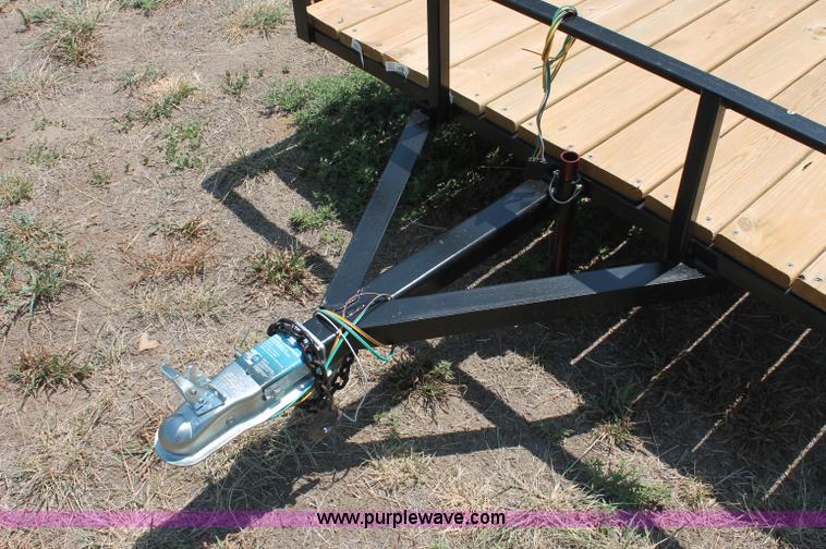 image for item C2704 2012 shop built 5 x 10 utility trailer