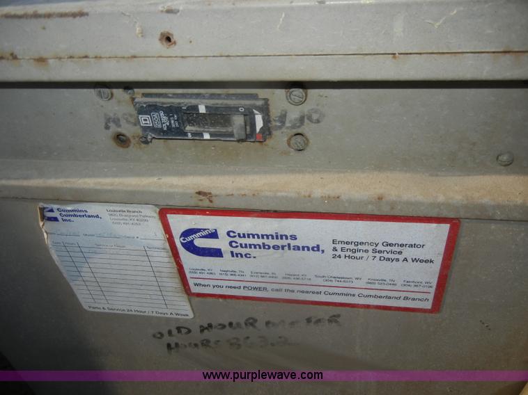 image for item D4278 Cummins 35K generator
