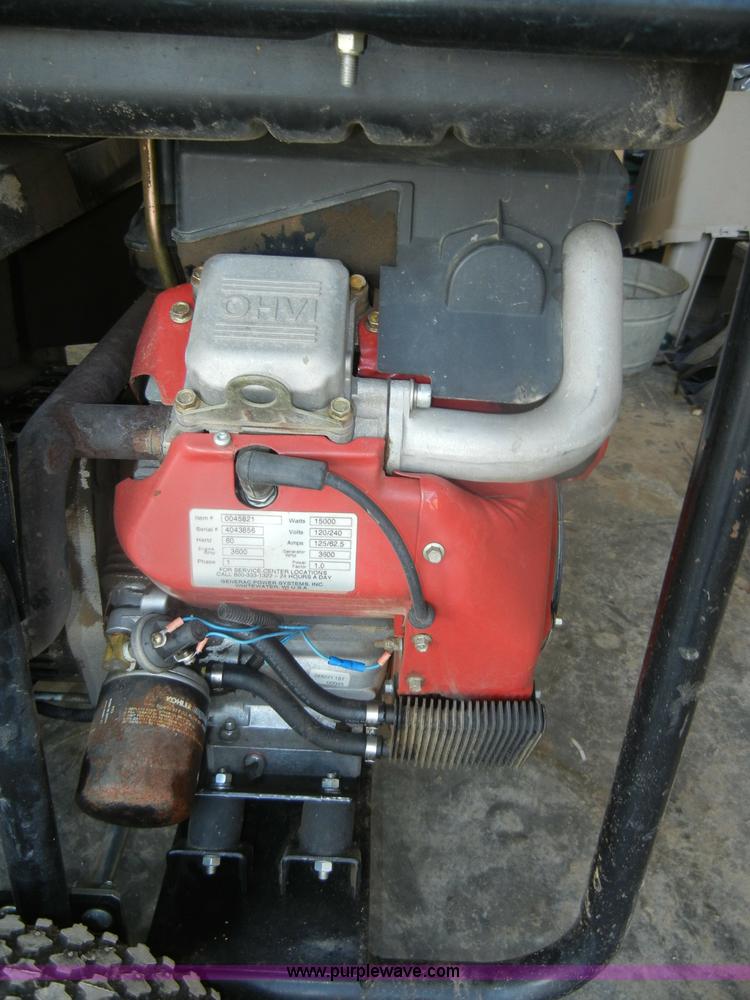 image for item D4279 Generac 15,000 watt generator