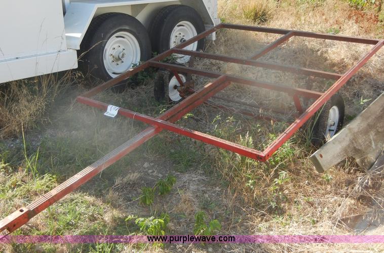 image for item D4280 Shop built trailer
