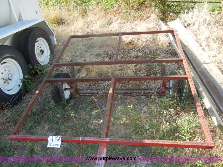 image for item D4280 Shop built trailer