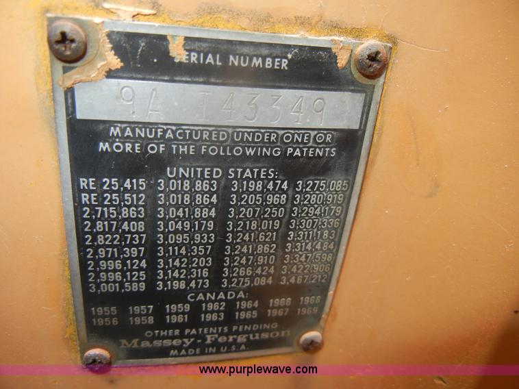 image for item D4299 Massey-Ferguson 40 Industrial tractor