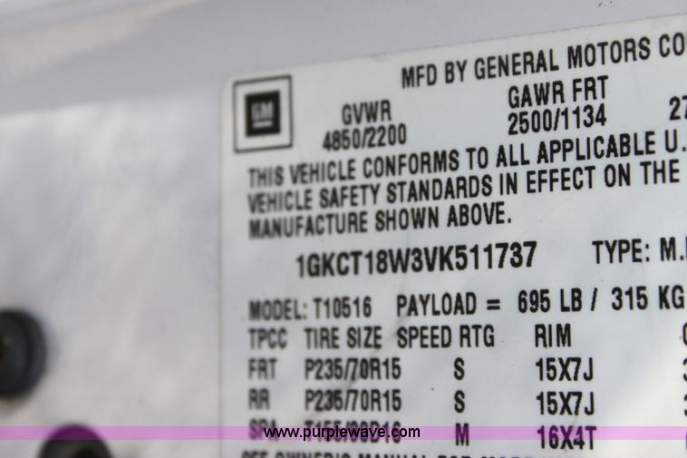 image for item D5123 1997 GMC Jimmy SL SUV